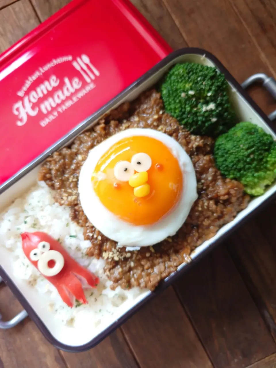 漢の…自分用🍱暑くなりそうな日のキーマカレー弁当|ᵏᵒᵘさん