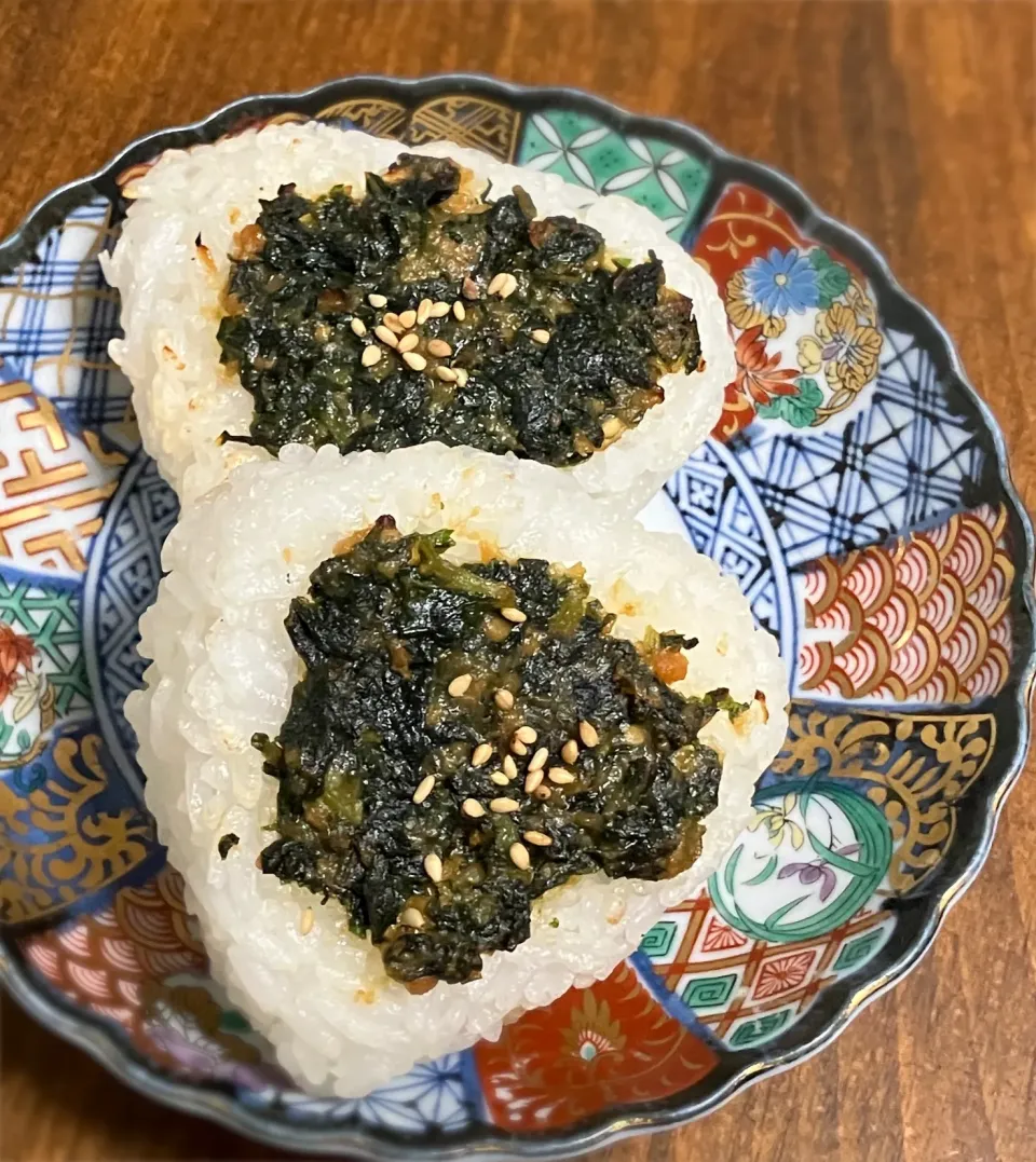 大人の味 ふき味噌の焼きおにぎり|ななごさん