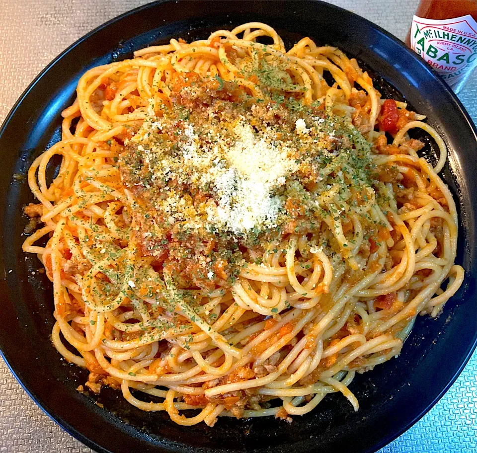 ミートソーススパゲッティ🍝|satoruさん