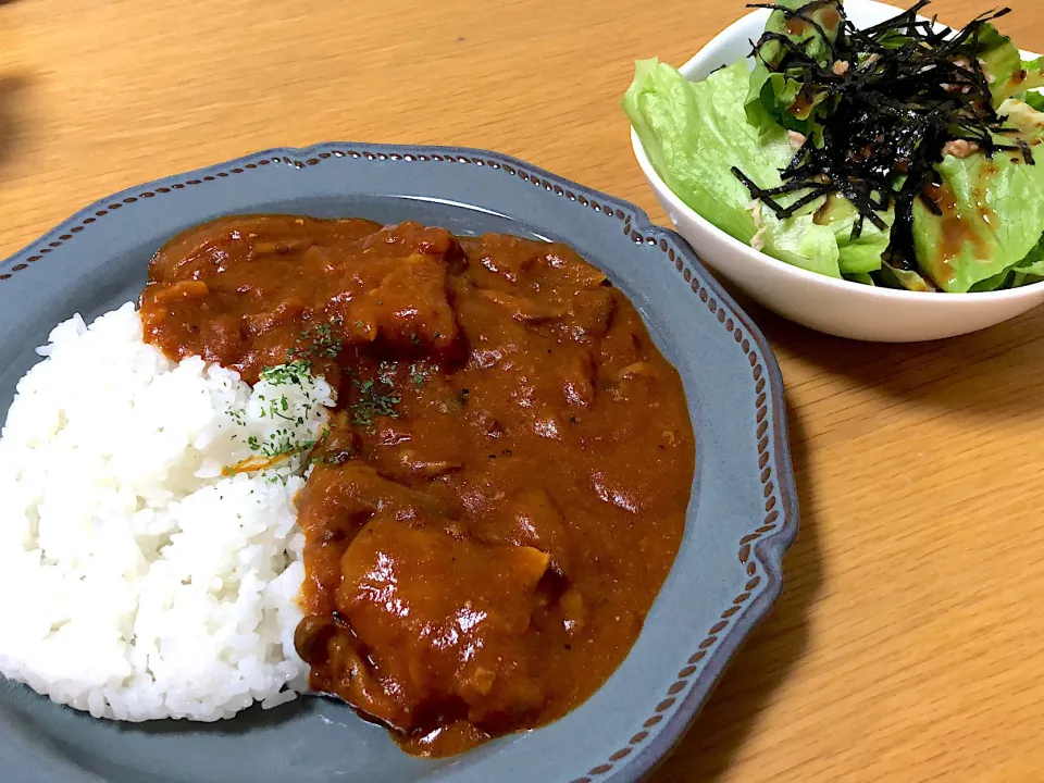 トマト煮込みのリメイクカレー🍅|さおりさん