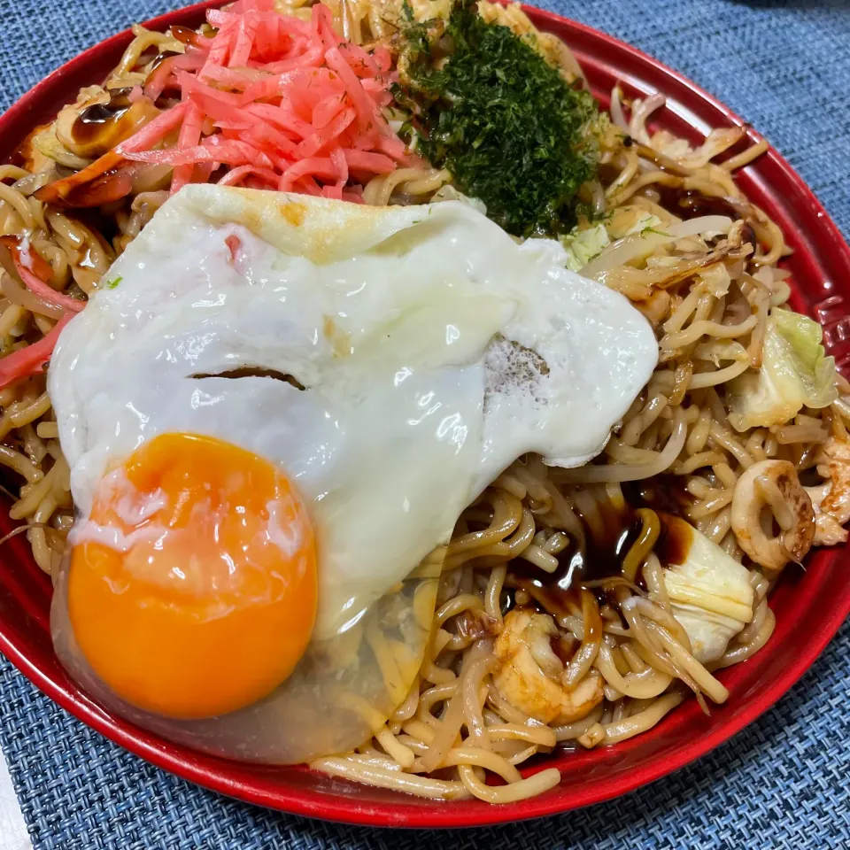 市販麺で焼きそば|kazzz3さん