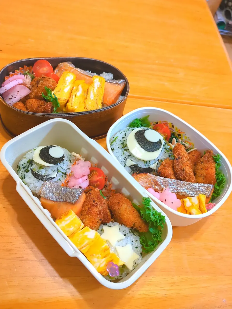 Snapdishの料理写真:チキンカツ弁当(๑´ڡ`๑)|さやかさん