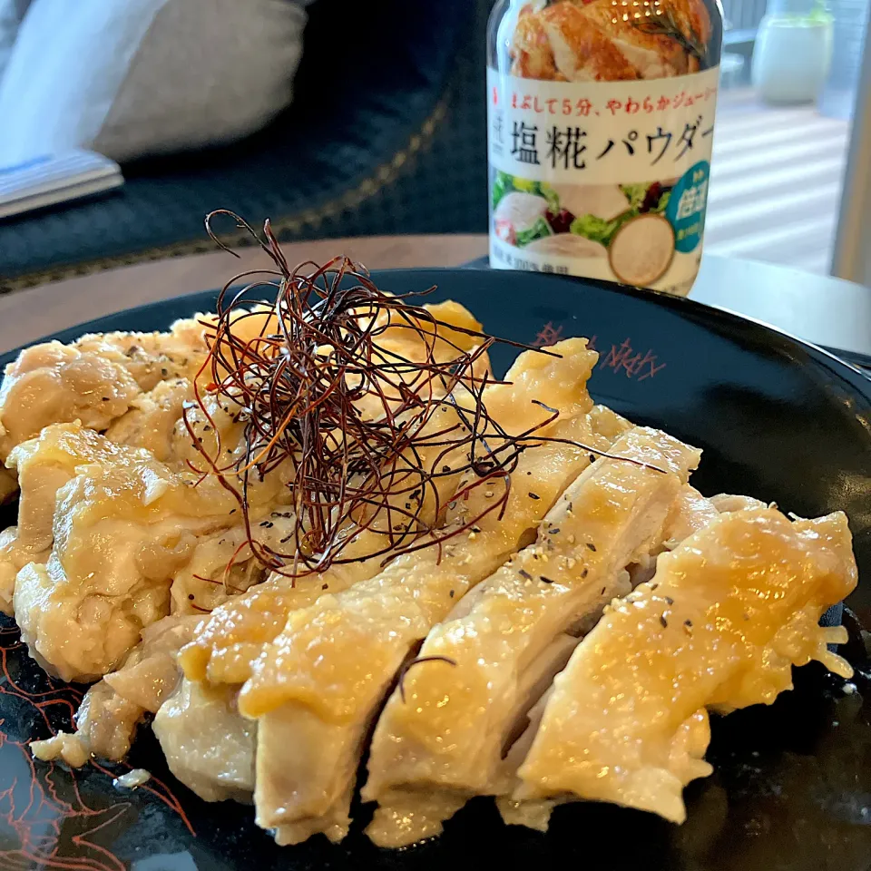 Snapdishの料理写真:塩麹パウダーでやわやわチャーシュー☺️|ららさん