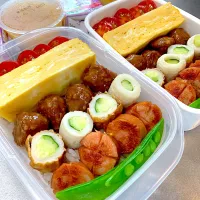 Snapdishの料理写真:てぬき弁当|ヅッキーさん