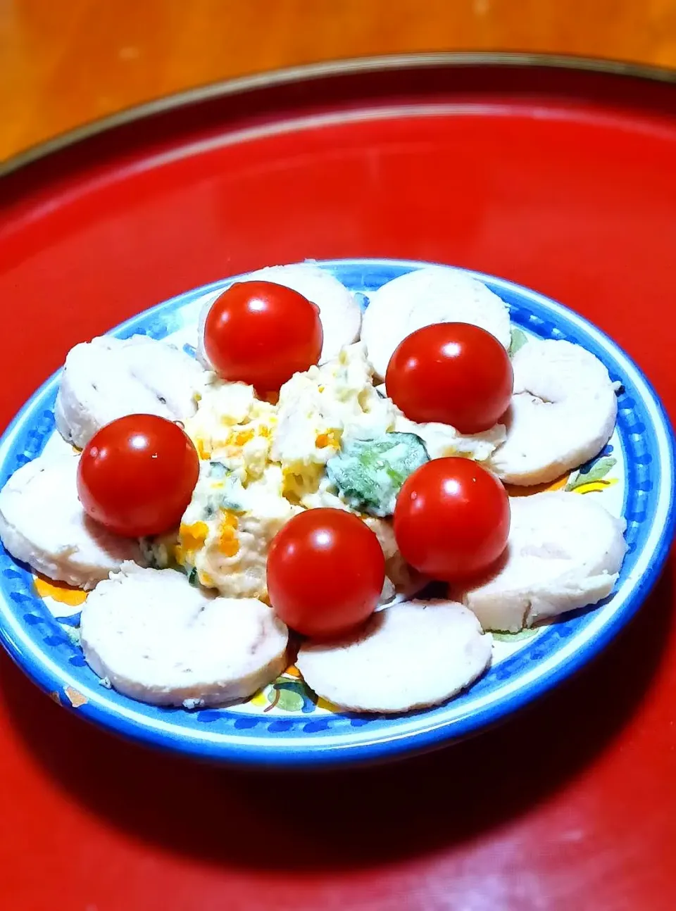 鶏ハムとポテトサラダ|ネシアごはんさん