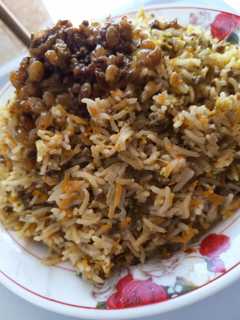 Rice with vegetables and meat|imane-recetteさん