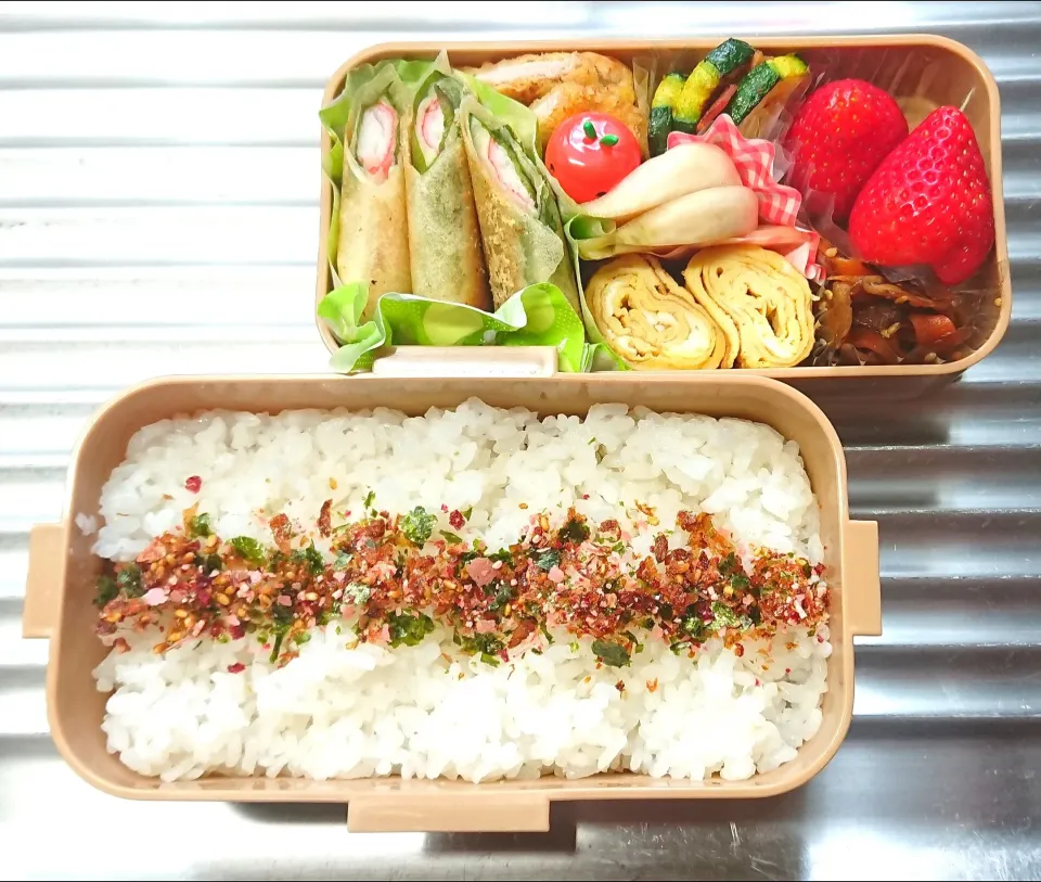 カニかま春巻き弁当|8YUKKO8さん