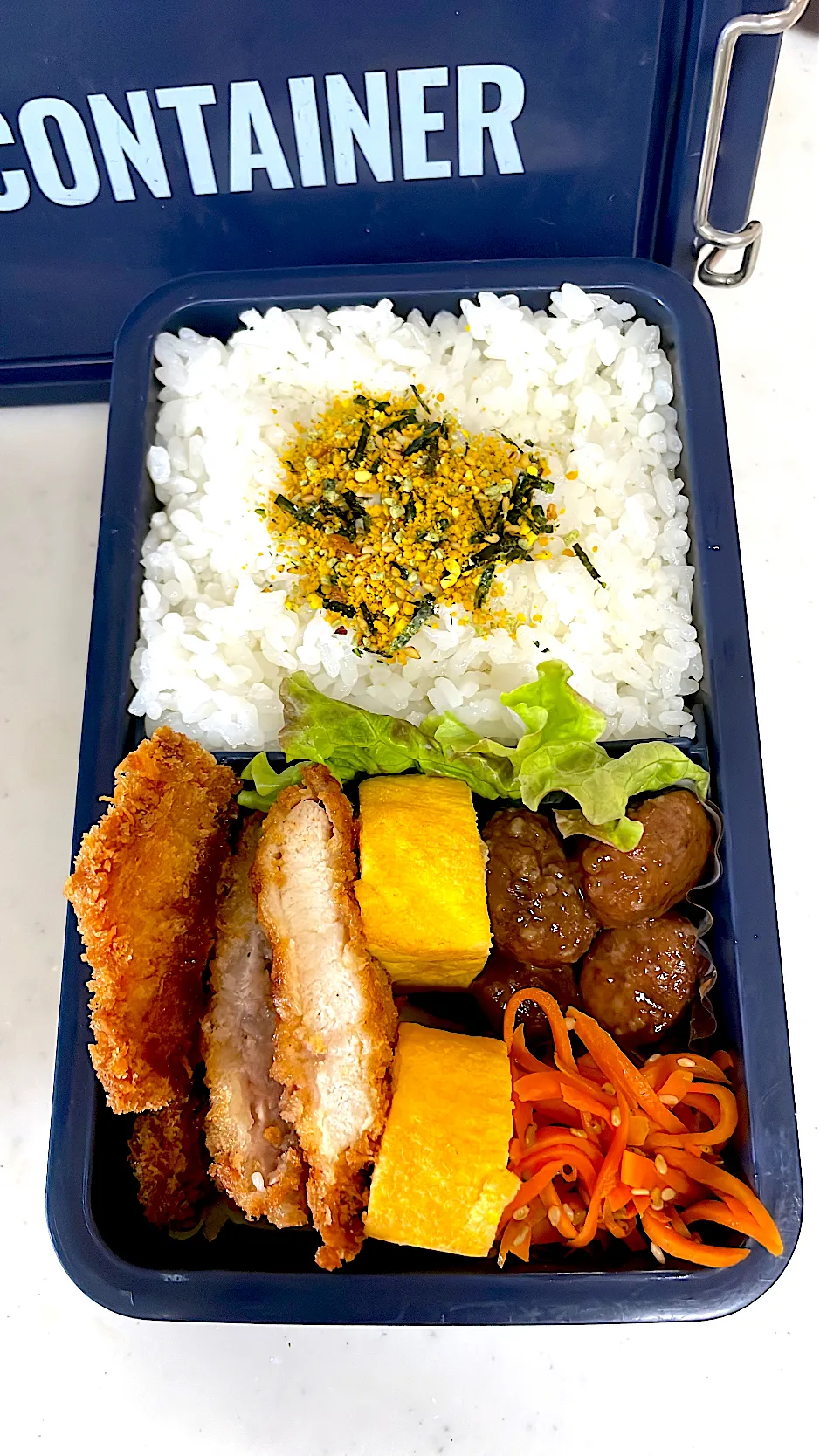 Snapdishの料理写真:2024.5.23 男子高校生のお弁当🍱|かおたまさん