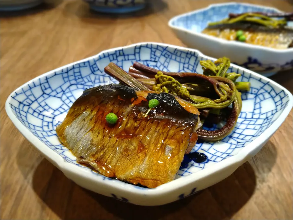 鰊とわらびの煮物|古尾谷りかこさん