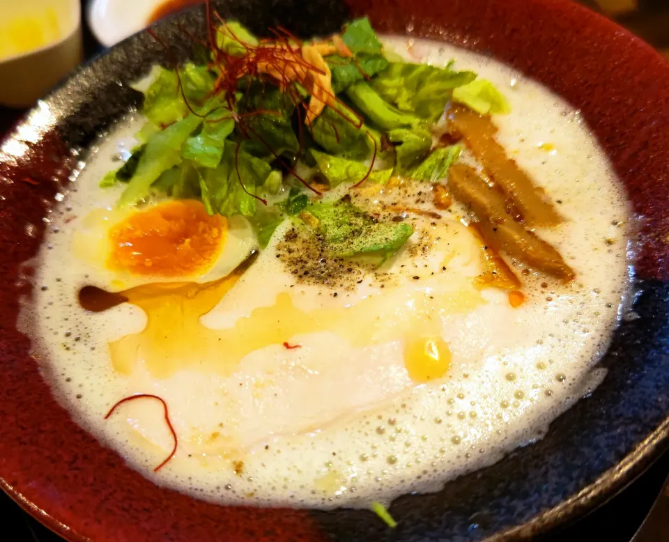 Snapdishの料理写真:鶏白湯塩ラーメン|哲さん