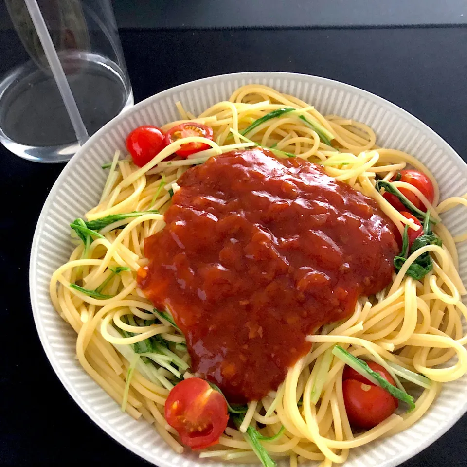 16:05 ミートソースパスタ🍝|へれ子さん