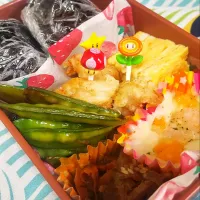 Snapdishの料理写真:ピック使いたかった中学生弁当|ねこまんまさん