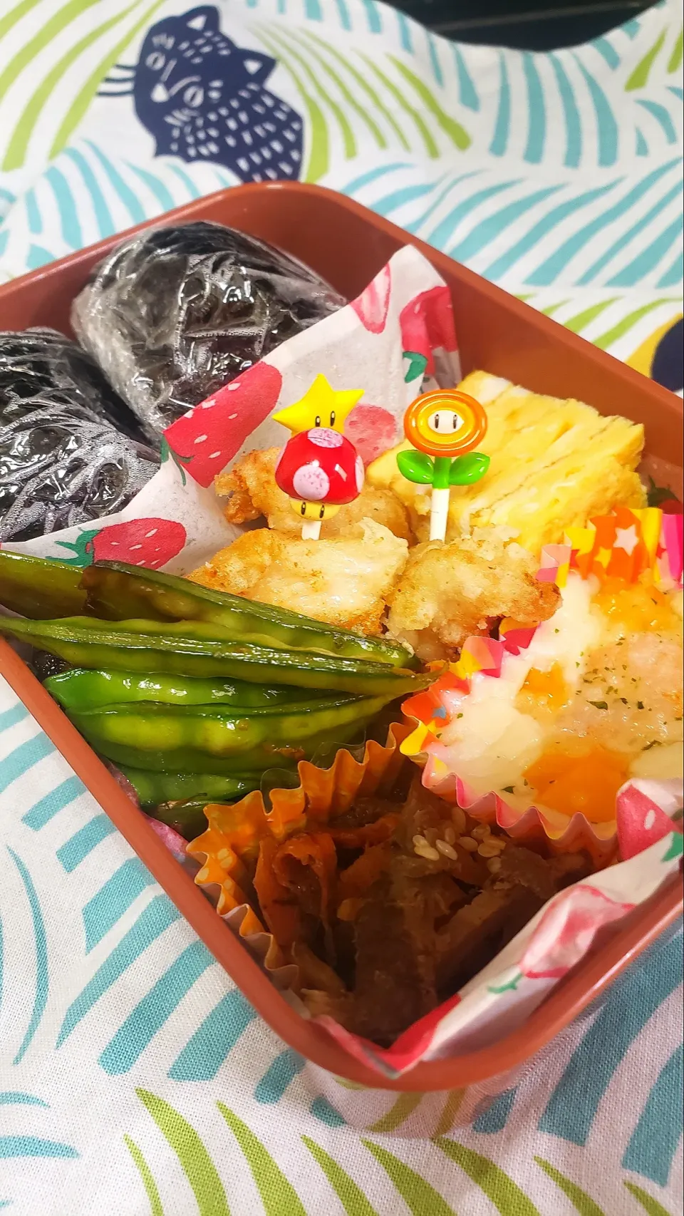 ピック使いたかった中学生弁当|ねこまんまさん