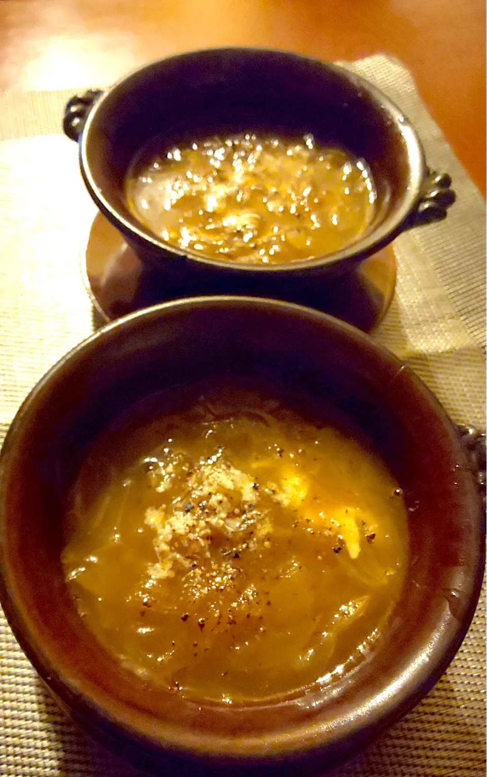 Zuppa di cipolla(Onion soup)♨温まるｵﾆｵﾝ ｽ〜ﾌﾟ🎵|🌈Ami🍻さん