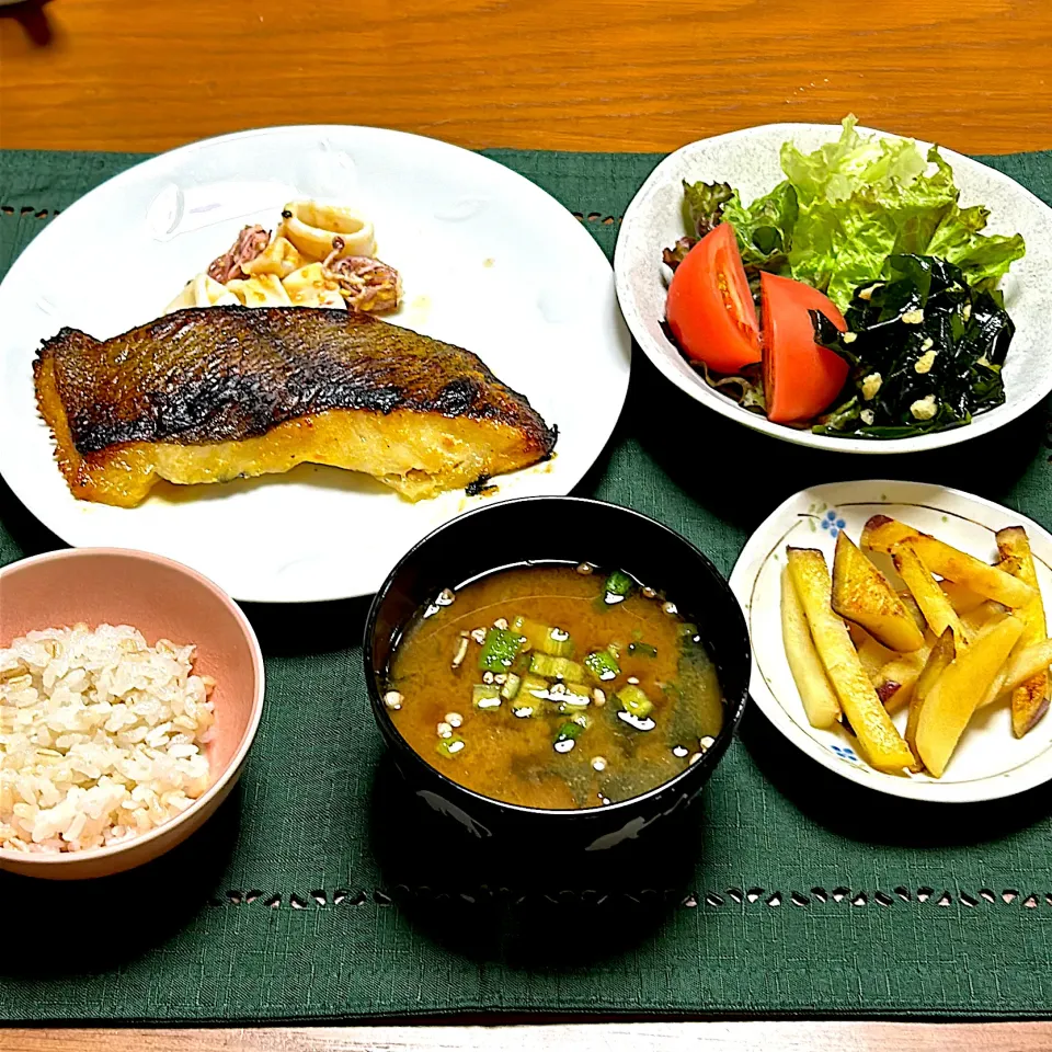 アブラカレイとイカの西京味噌焼き|柚子きりかさん