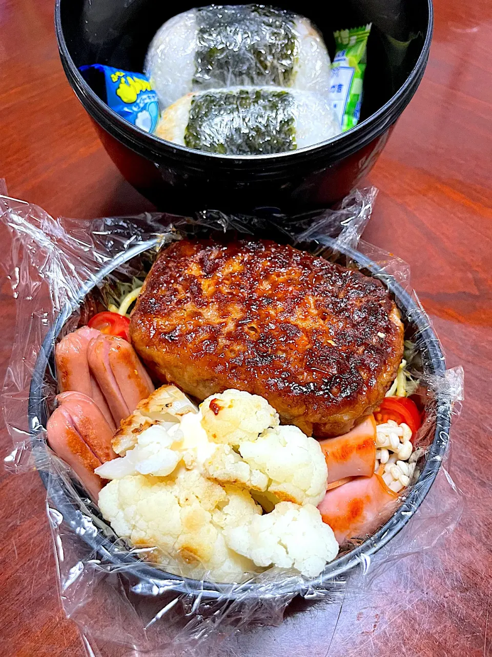 Snapdishの料理写真:父が作る男子高校生弁当🍙|父が作る毎日弁当さん