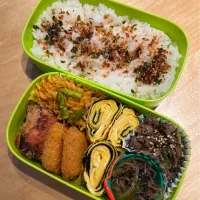 Snapdishの料理写真:次男　校外学習弁当|reikoさん