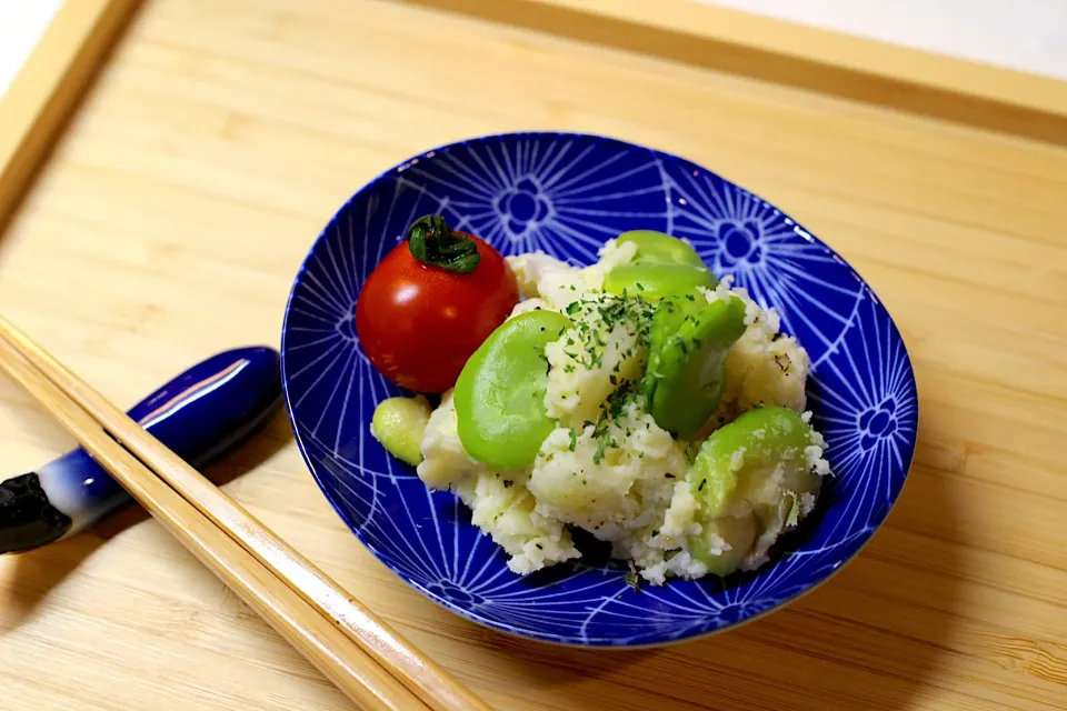 クリームチーズとそら豆のポテトサラダ|sono.kさん