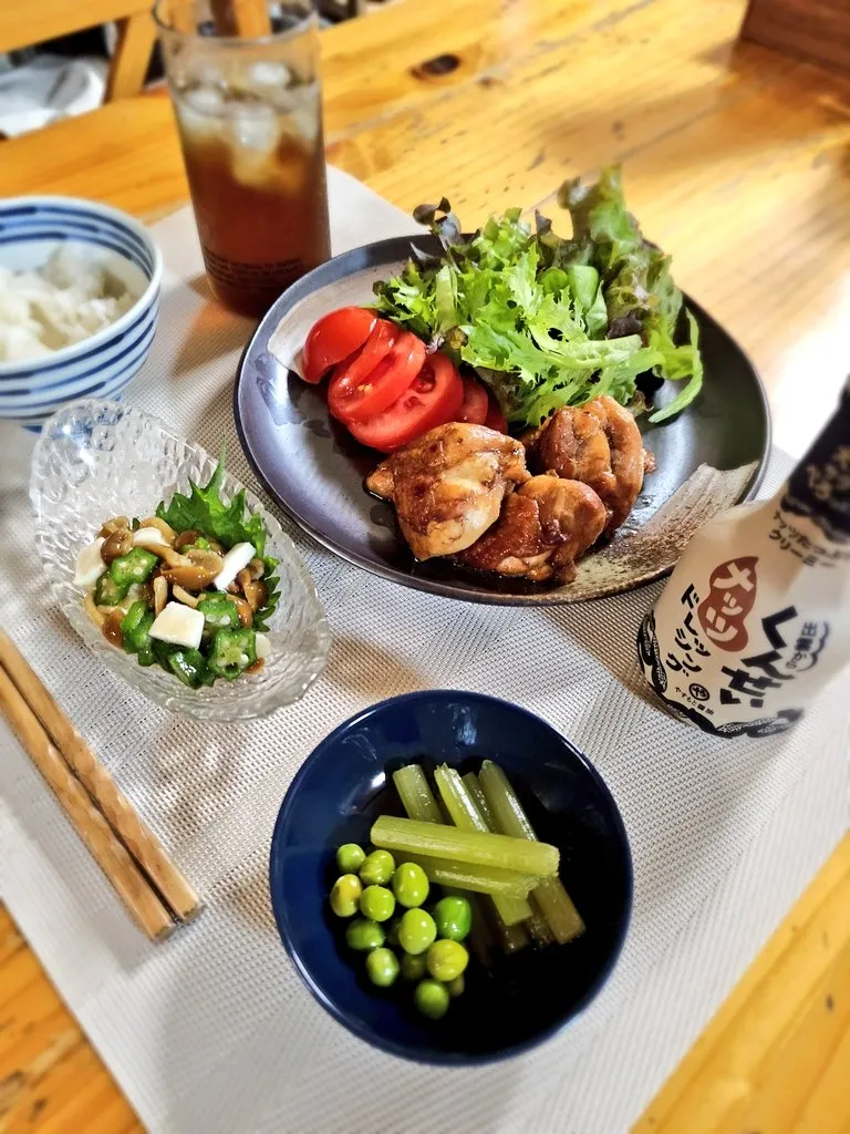 Snapdishの料理写真:甜麺醤照り焼き🐔|みきやんさん