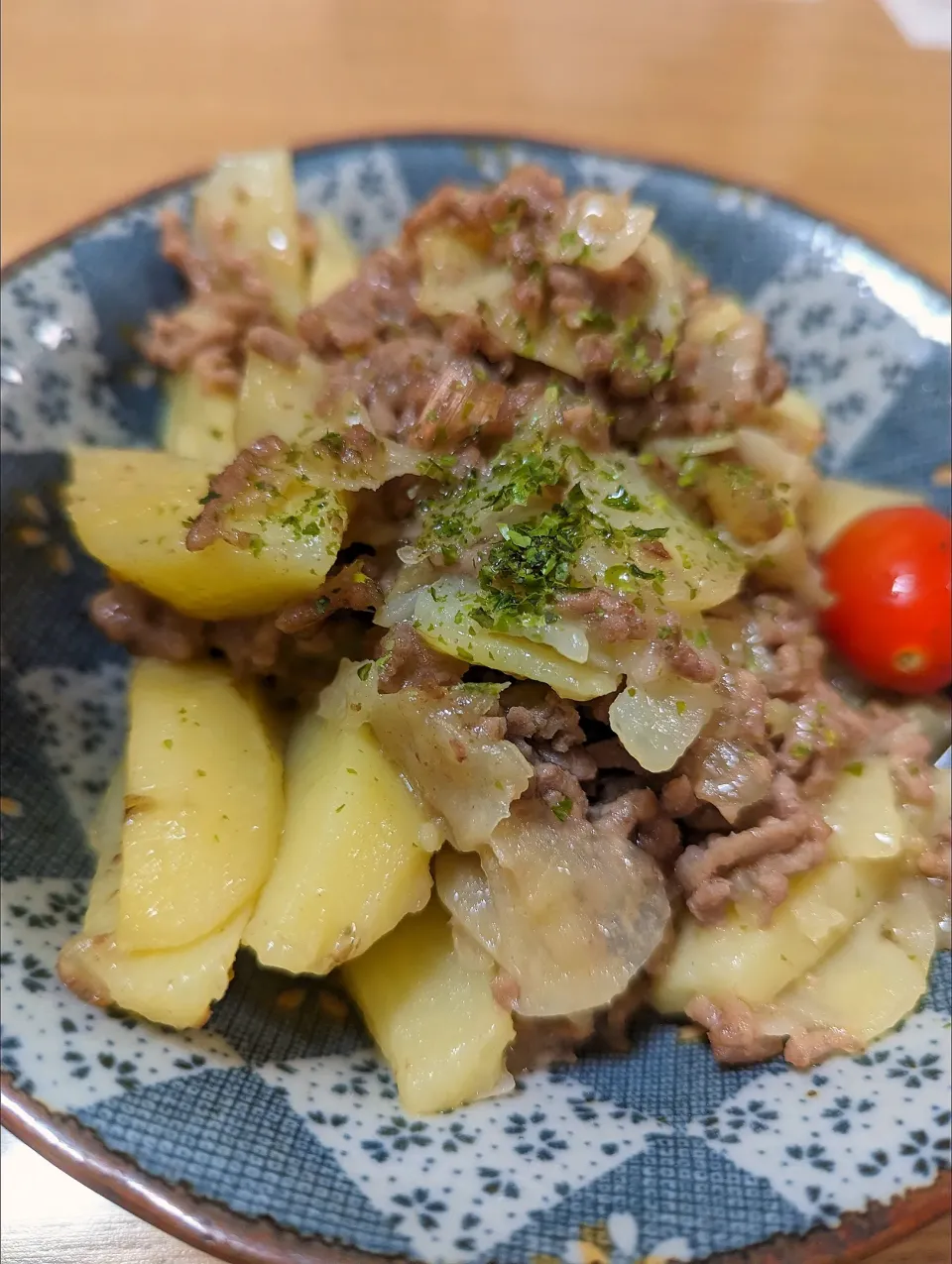 じゃがいもと玉ねぎの
そぼろ煮✨|お弁父ちゃん‼️さん