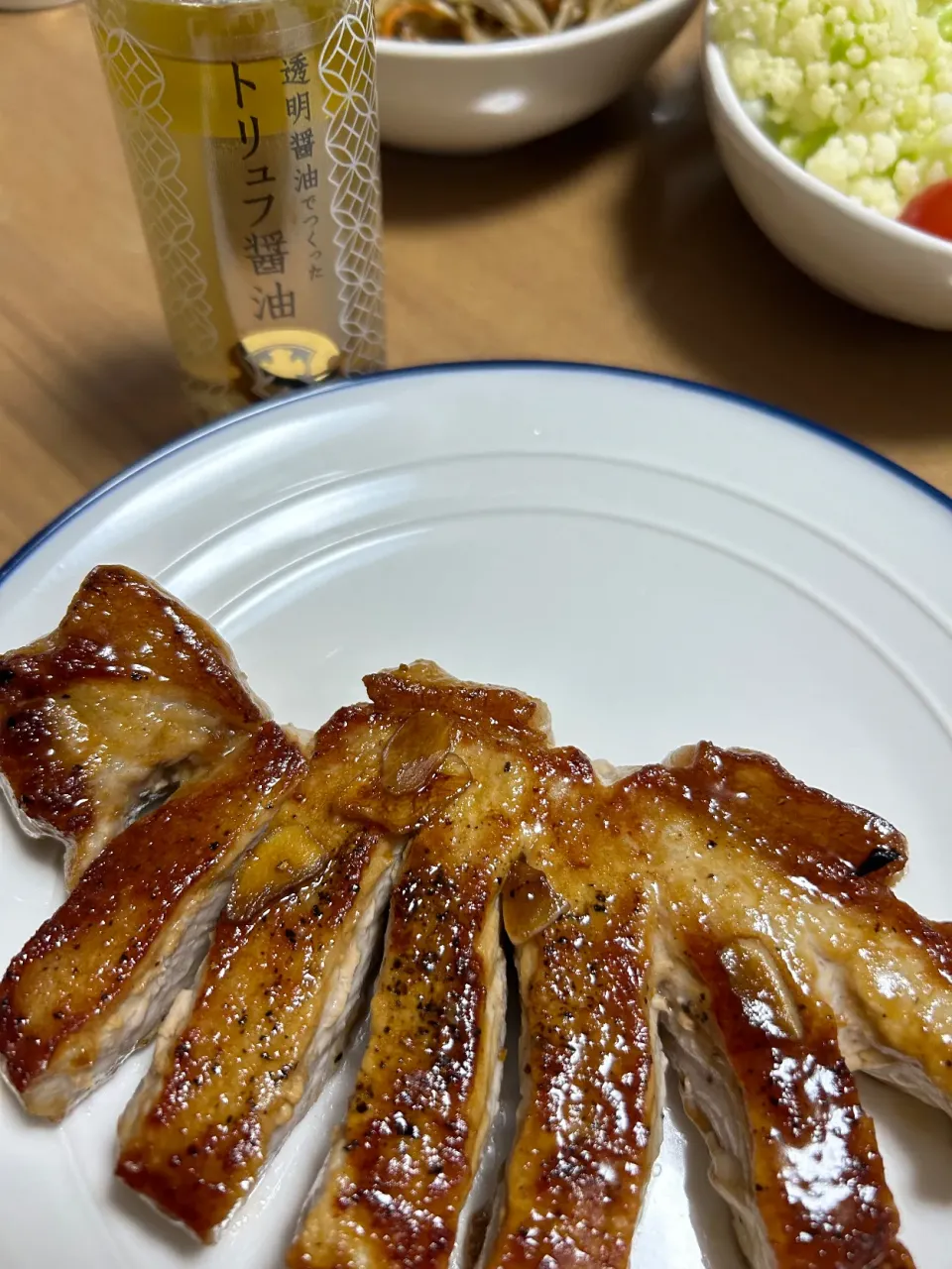 ポークステーキ・トリュフ醤油風味|かよさん