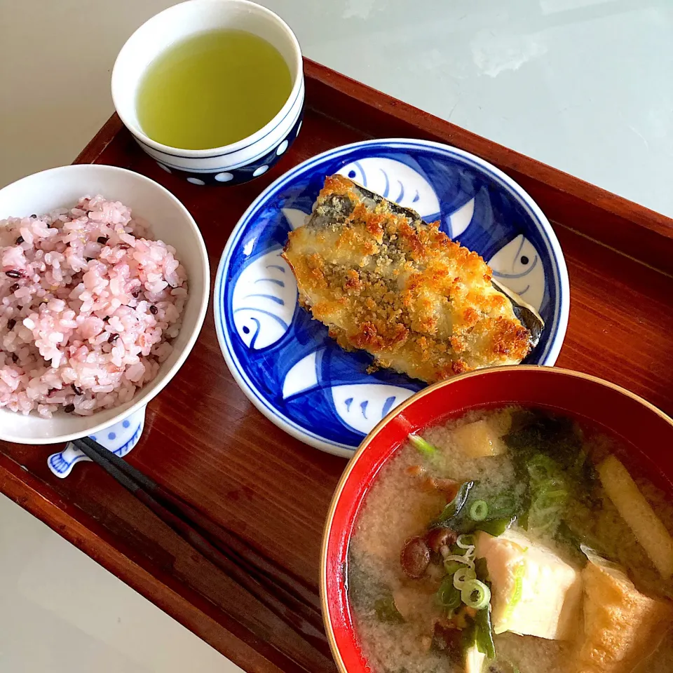 鯵のマヨパン粉焼き定食|Kさん