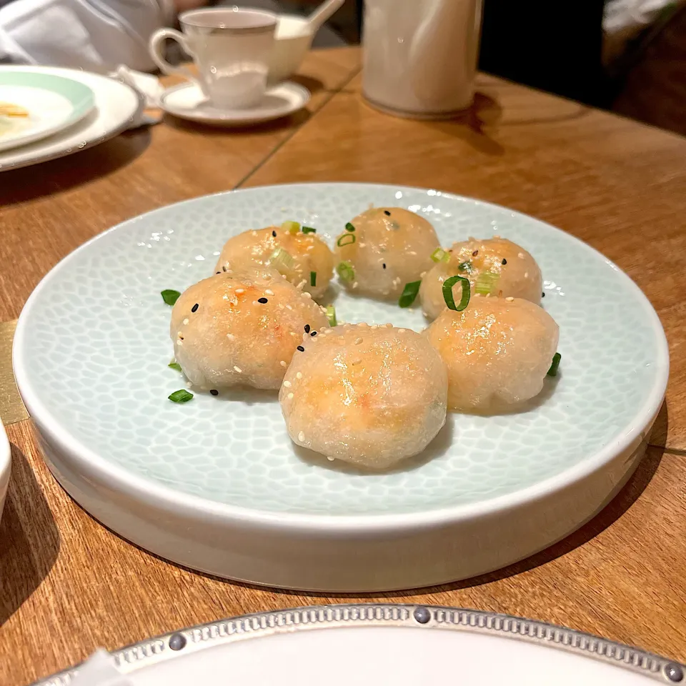 Steamed seafoods dumplings|skyblueさん