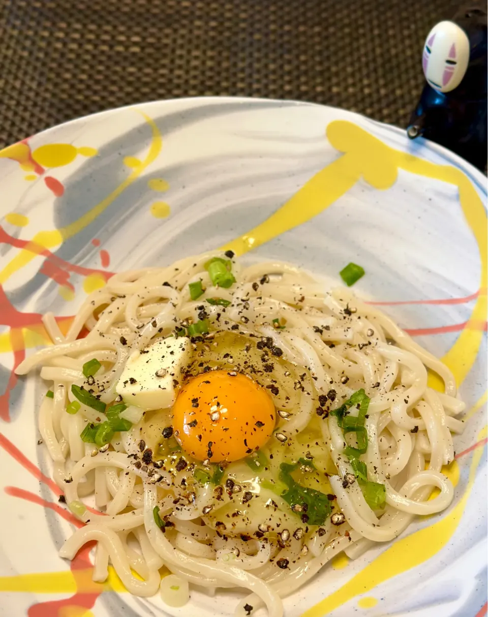 釜玉バターうどん|にゃあ（芸名）さん