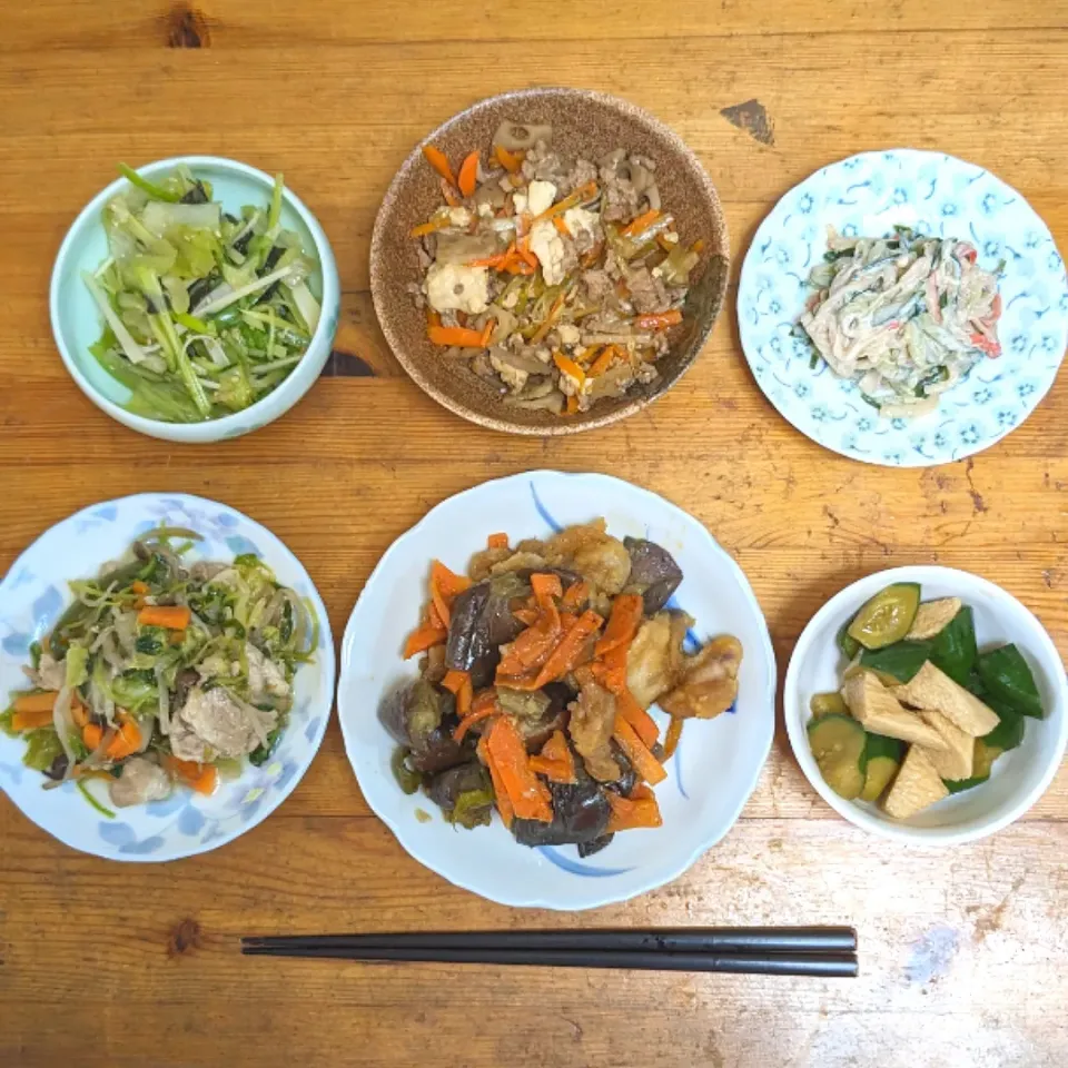 本日の茶色晩御飯🥢麻婆茄子|まゆめろさん