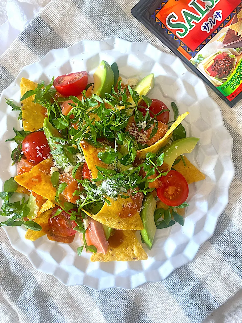 Snapdishの料理写真:ナチョスサラダ🥗|asumi-yuzukoさん