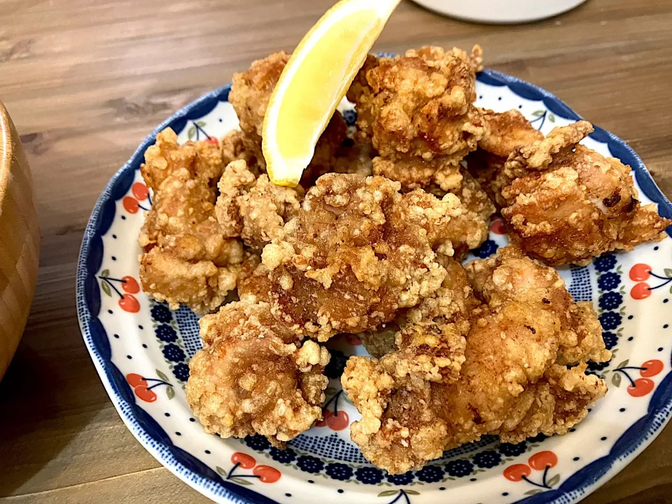 塩糀パウダーで唐揚げ|あおあおさん