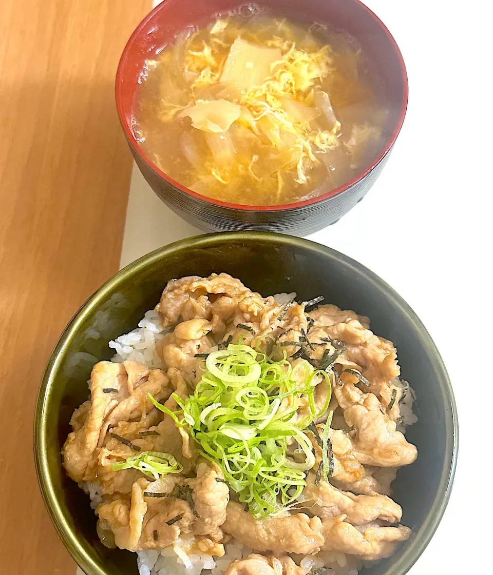 豚丼献立|besさん