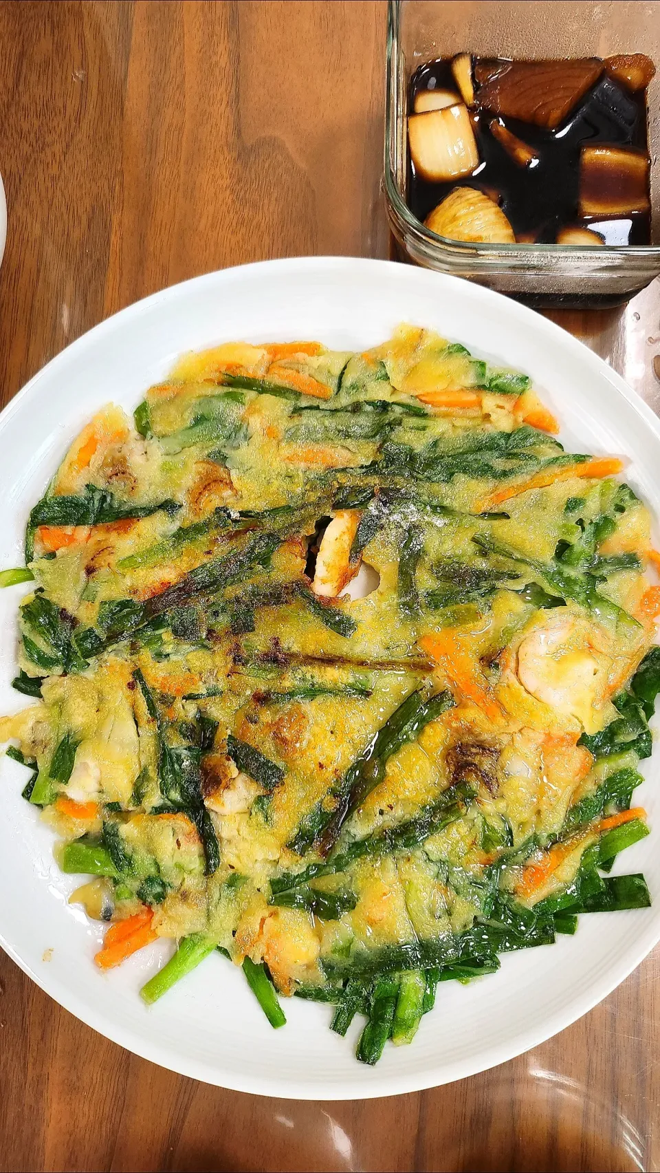 Nina's dish Korean seafood and chive pancake|Ninaさん