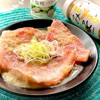 塩糀赤魚のつぶみそみぞれ煮