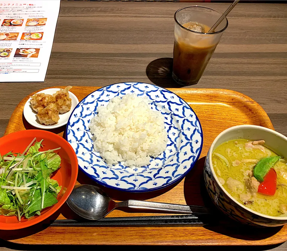 グリーンカレーランチ🍛|がおりんさん