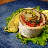 太刀魚と野菜のグリル ～ローズ巻き～|おにぎりスパイスさん