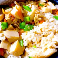 いつかの筍ご飯▲△