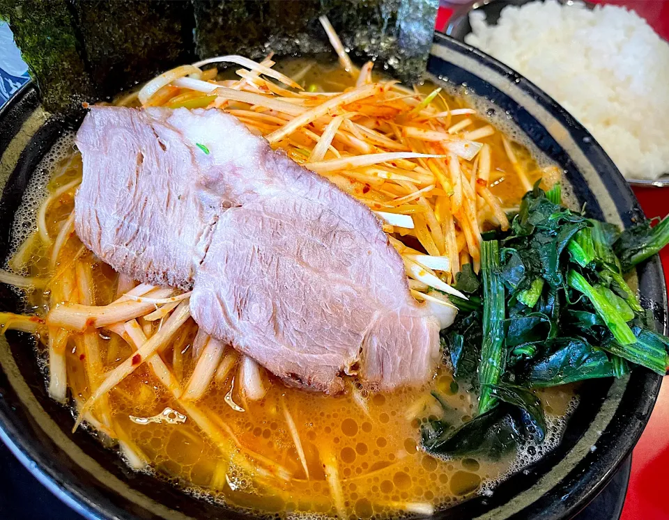 Snapdishの料理写真:神道家　ねぎラーメン|ももみさん