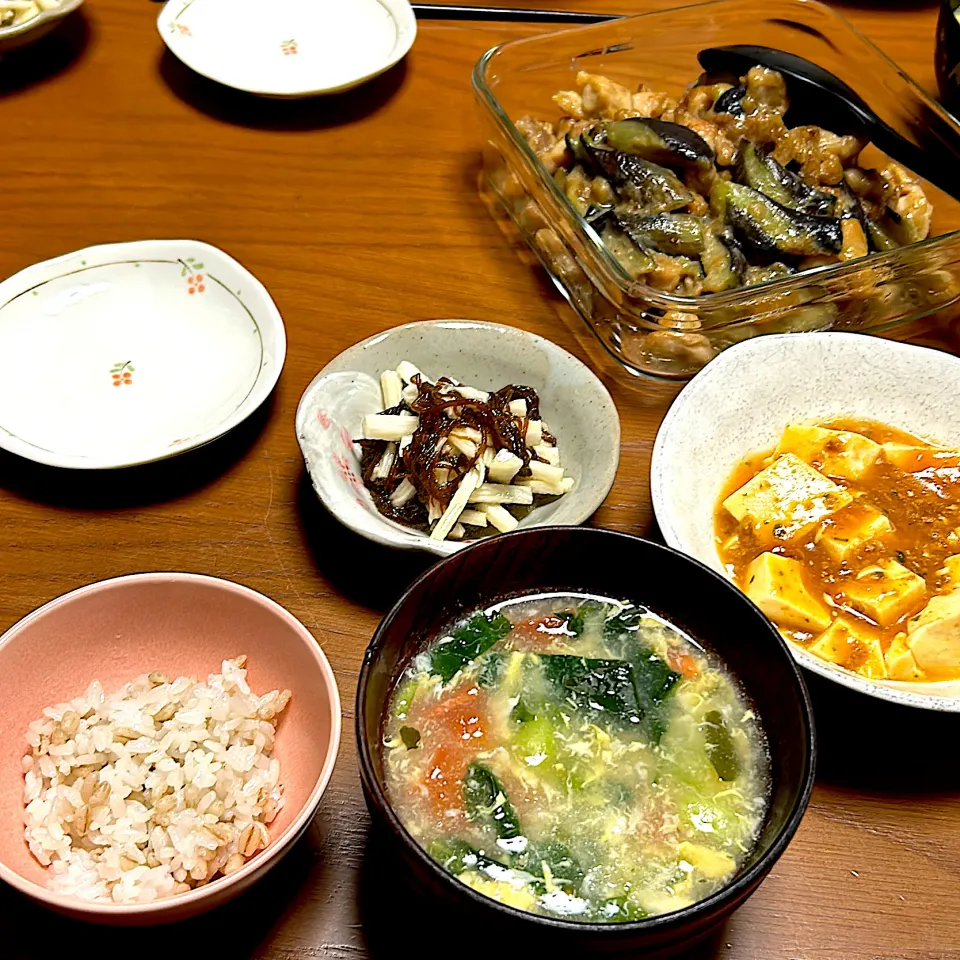 鶏もも肉とナスの味噌炒め|柚子きりかさん