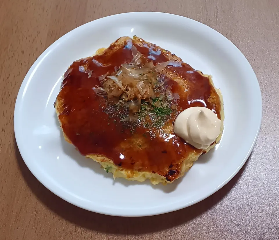 ナナの料理　お豆腐の入ったお好み焼き|ナナさん