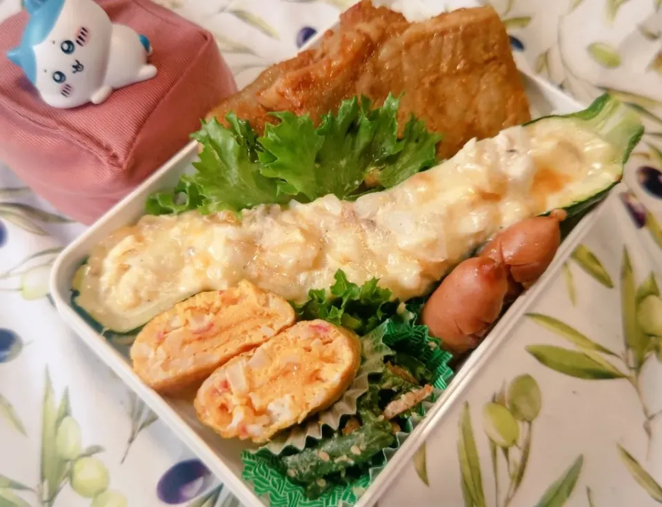 Snapdishの料理写真:夫のお弁当|まるならさん