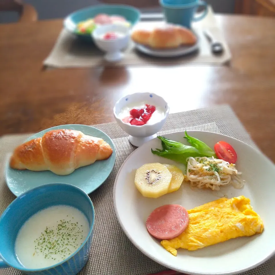 Snapdishの料理写真:朝ごはん🌅！|まめころさん