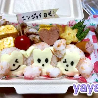 Snapdishの料理写真:久しぶりの娘弁当⭐︎|yayaさん