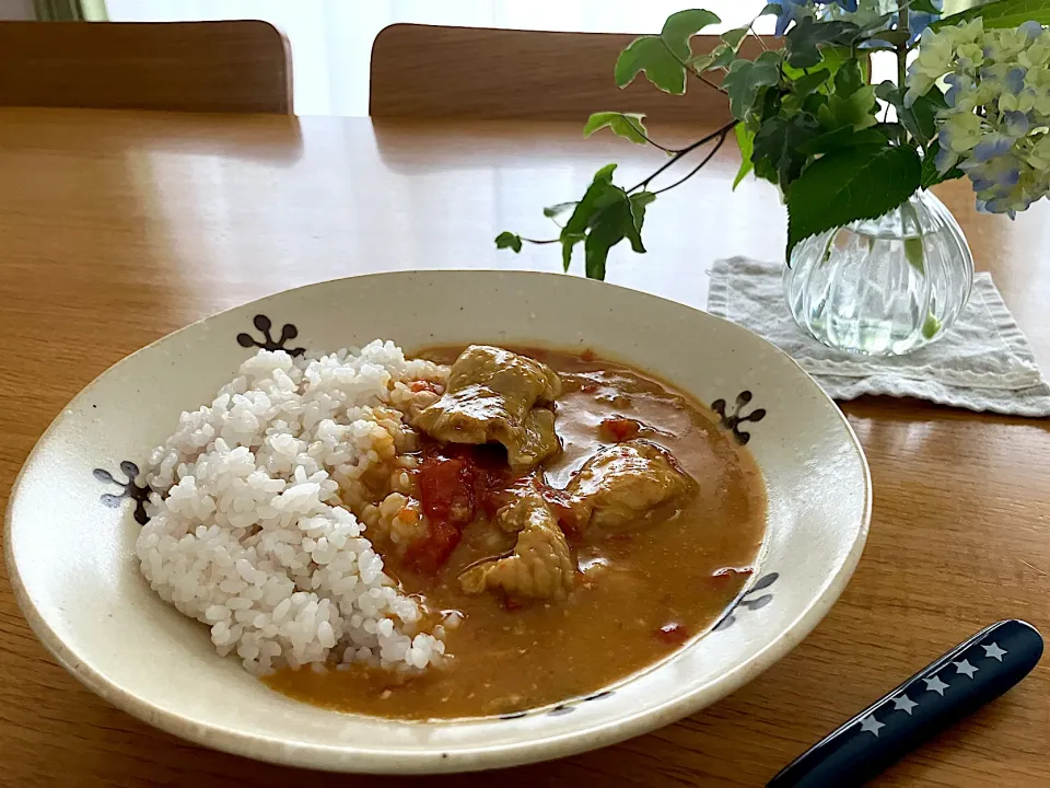 ＊パパ作トマトチキンカレー🍛＊|＊抹茶＊さん