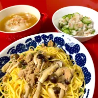 Snapdishの料理写真:きのこパスタ|RYOさん