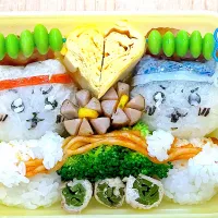 Snapdishの料理写真:ちいかわ＊つな引き弁当|louis7さん