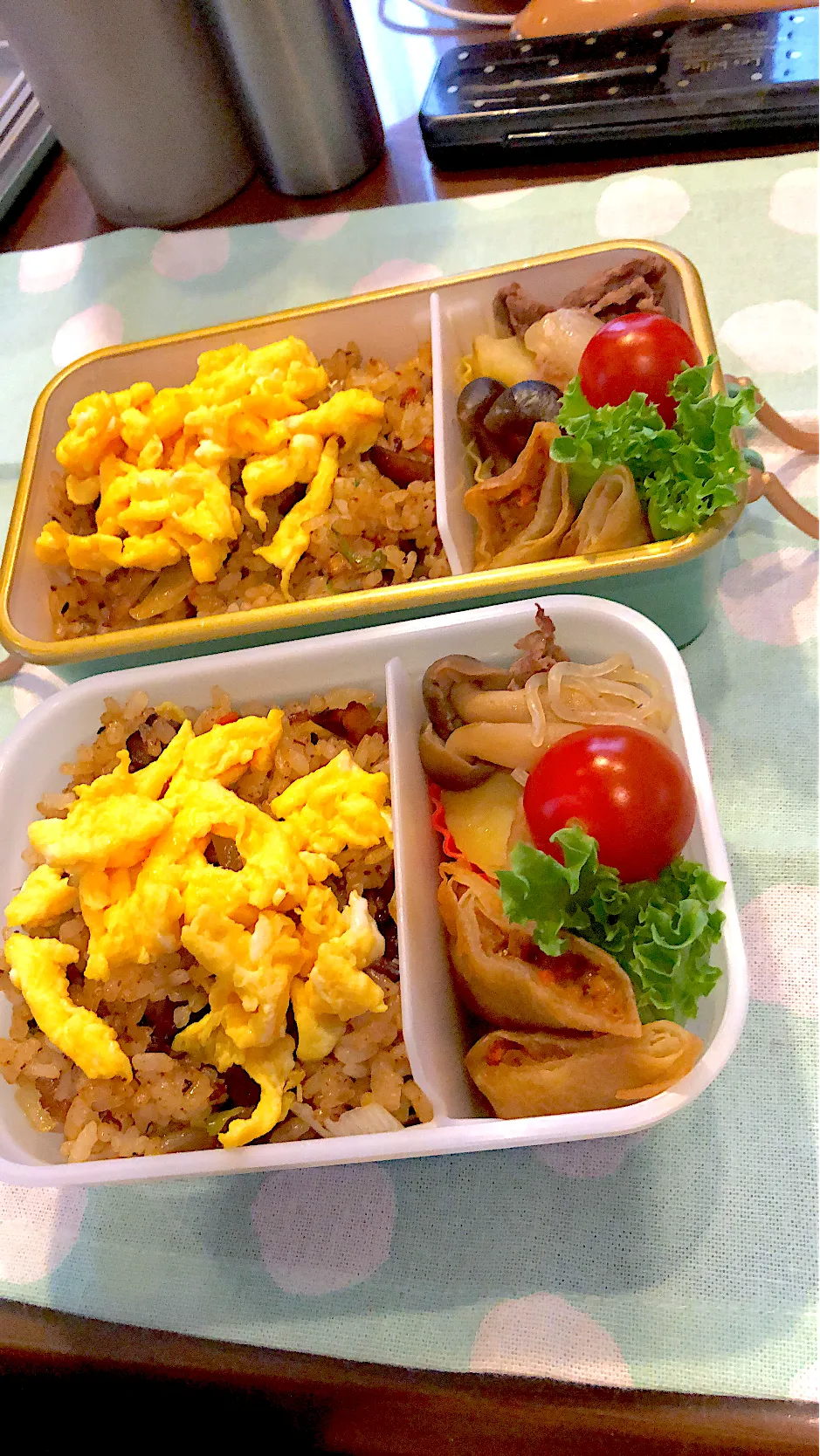 2024.5.31  ＊今日のお弁当＊焼豚炒飯＆肉じゃが♪♪|rinrin*mama*さん