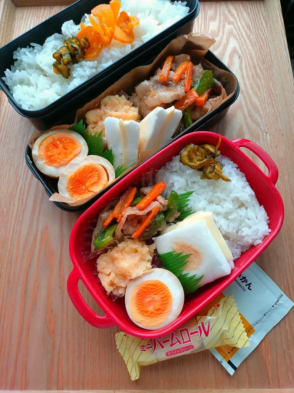 Snapdishの料理写真:夫と娘のお弁当|みわさん