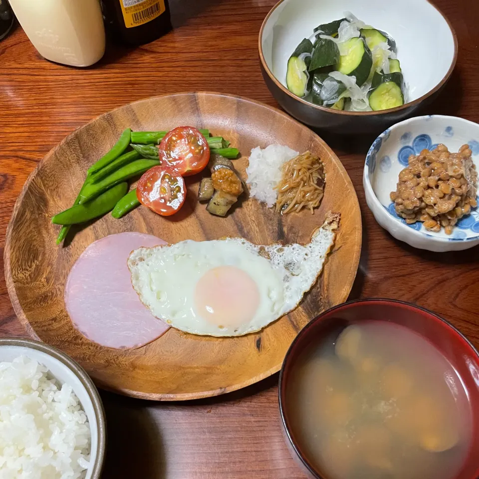 初夏の野菜で朝ごはん|つるひめさん