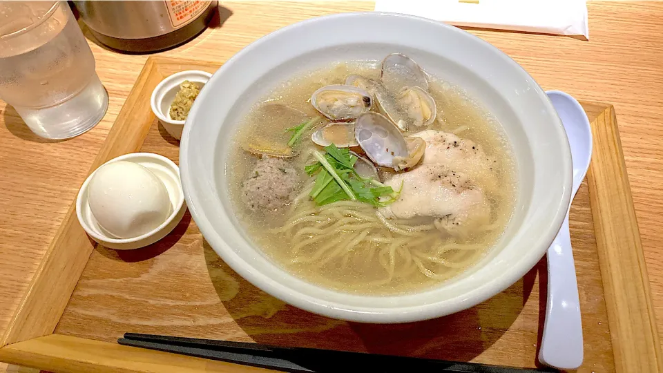 貝だし汁塩ラーメン|しあぺんさん